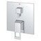 Grohe Eurocube Pressure Balance Valve Trim With 3-Way Diverter With Cartridge, Chrome 29426000 - alternate 2